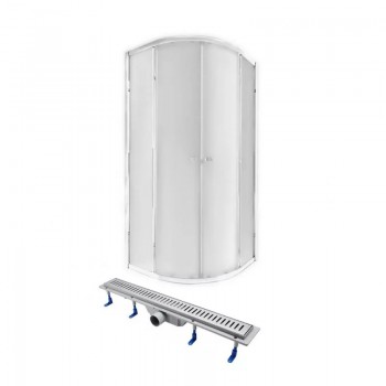 Душова кабіна Q-TAP PRESTO CRM1099AP5 півколо, 90x90, скло 5мм