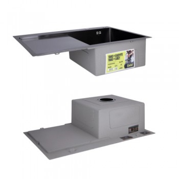 Кухонна мийка LIDZ 78*49 см (права/ліва)