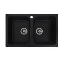 Кухонна мийка гранітна PLATINUM 50*78 см подвійна