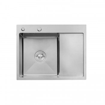 Кухонна мийка KRONER 63*50 см (права/ліва) + корзина