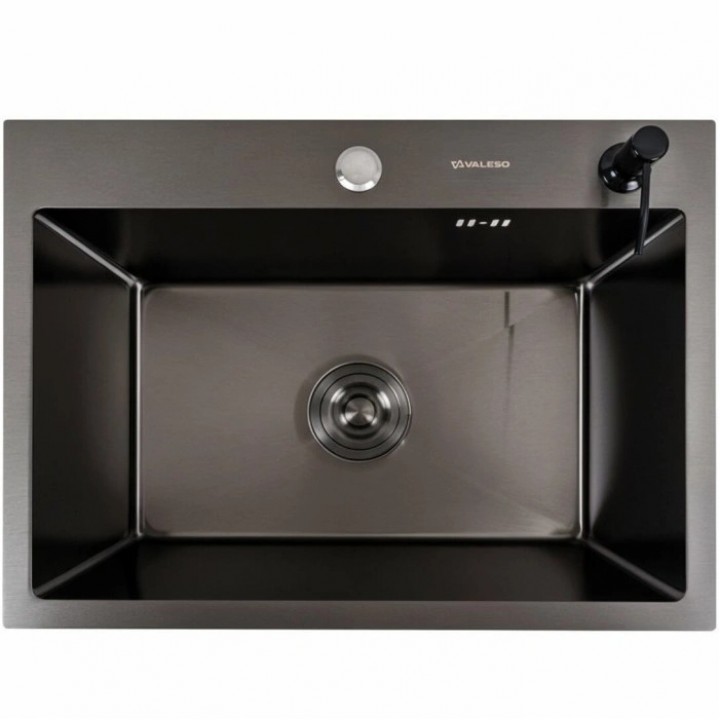 Кухонна мийка VALESO Handmade 58 x 43 Чорний Кухонна мийка VALESO Handmade 58 x 43 Чорний