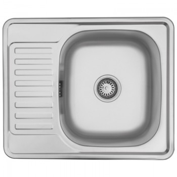 Кухонна мийка KRONER 58*48 см Нержавіюча сталь (0.8 мм) Сатин