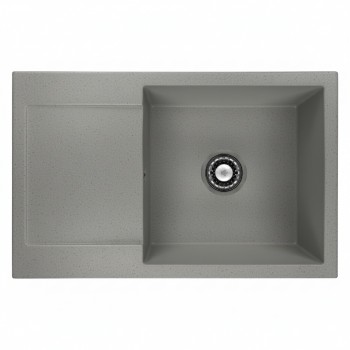 Кухонна мийка гранітна LAVELLI Мілана 50*78 см Сірий