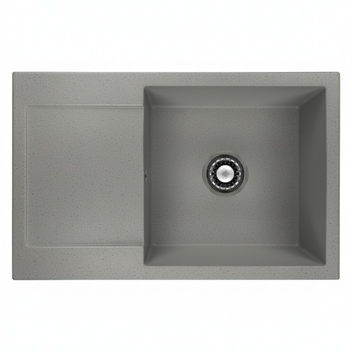 Кухонна мийка гранітна LAVELLI Мілана 50*78 см Сірий Кухонна мийка гранітна LAVELLI Мілана 50*78 см Сірий