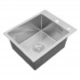 Кухонна мийка KRONER 40*50 см (3.0/1.0) + корзина