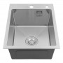 Кухонна мийка KRONER 40*50 см (3.0/1.0) + корзина