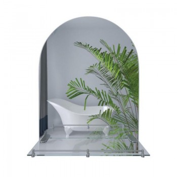 Дзеркало LIDZ 70*50 см з полицею