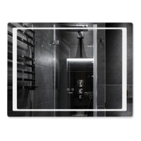Дзеркало KRONER 100*70 см з LED-підсвічуванням та антизапотіванням