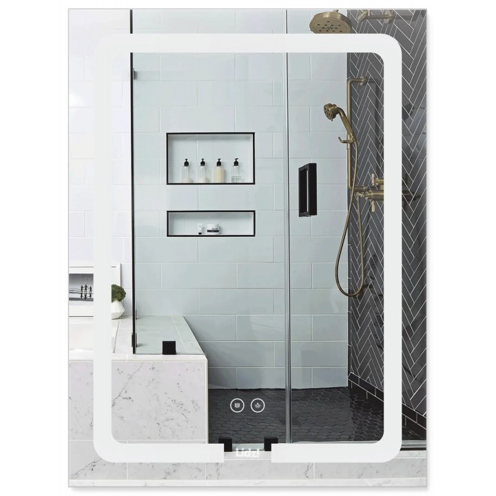 Дзеркало LED 60*80 LIDZ KUBIS