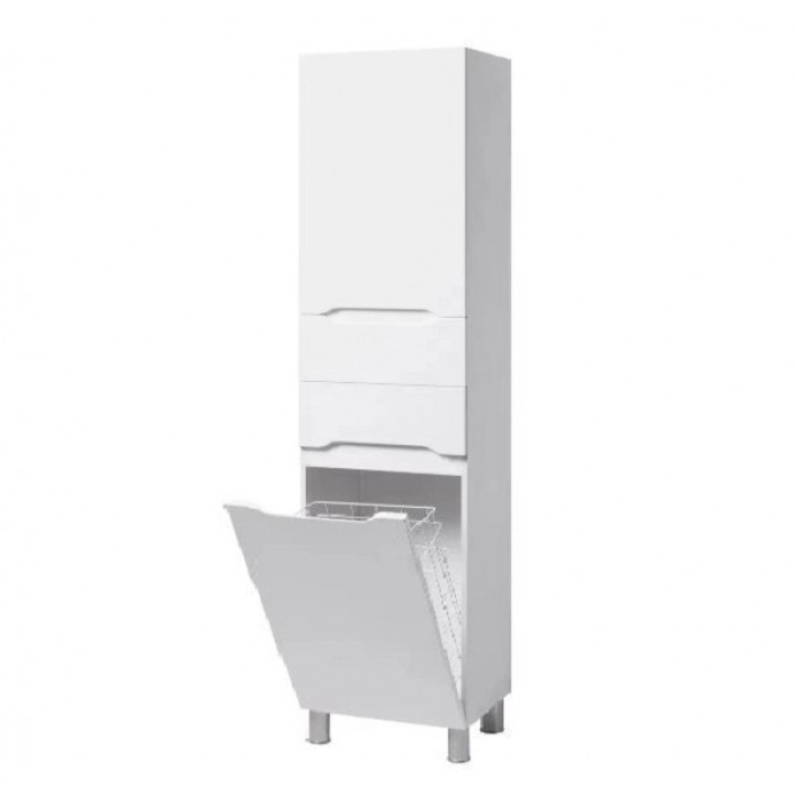 Пенал 50 см біла вставка з корзиною Пенал 50 см біла вставка з корзиною