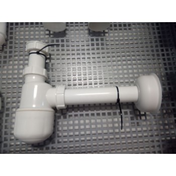 Сифон для умивальника WATERSTAL 1/4 без випуску з прямою трубою