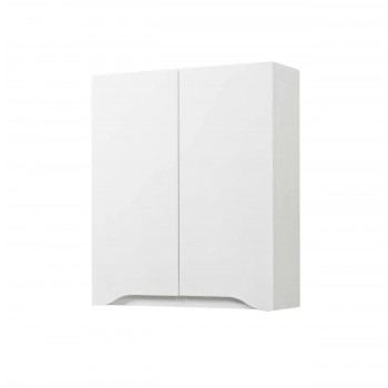 Тумбочка навісна Мальта 55 Ручки біла вставка