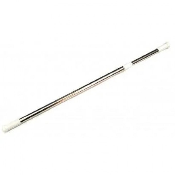 Карниз прямий Довжина 110 - 200 см Сріблястий