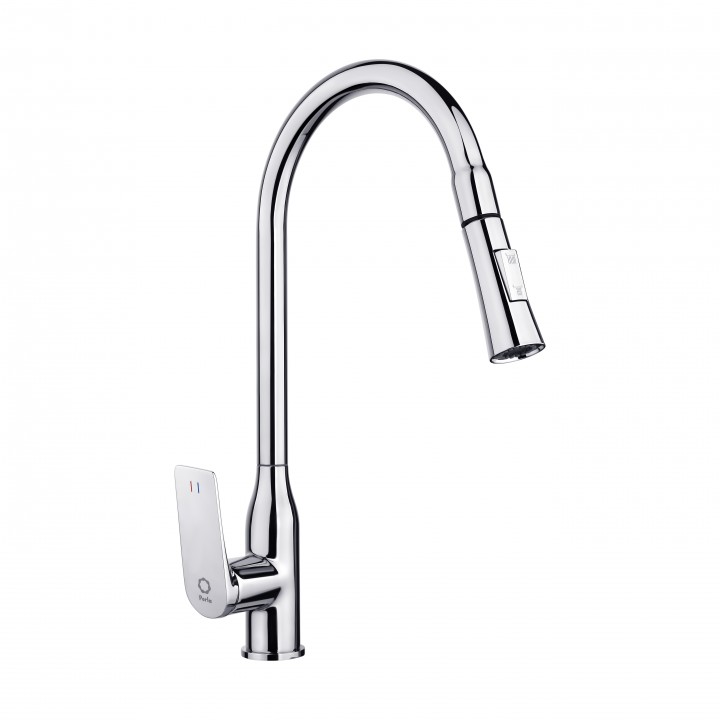 Змішувач кухонний PERLA PETER PSK6709 з витяжним аератором