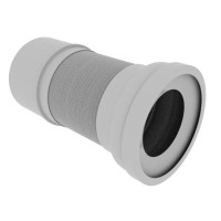 Гофротруба унітазна Zerix GA-01-B армована 550 мм для пластикової каналізації