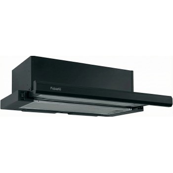 Витяжка кухонна FABIANO Slim 60 INOX чорна