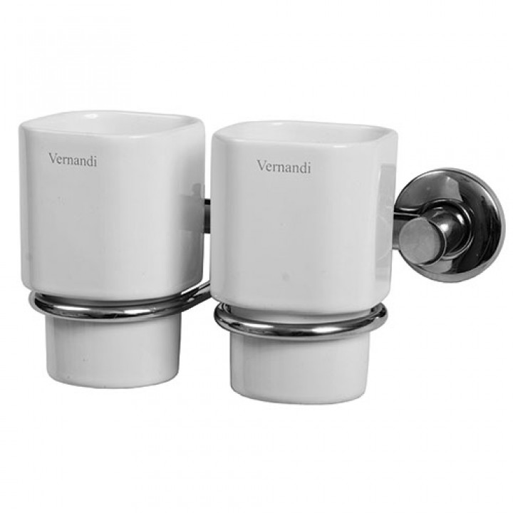 Склянка керамічна подвійна Vernandi (8061)